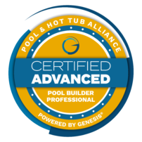 Certificate certified Endorsed Pool Builders Constructors Contractors